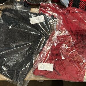 NWT old navy soft washed crew tee for men lot of 2 XXL Tall one black one red